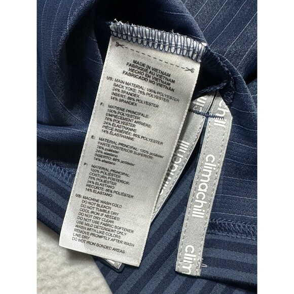 Adidas Presidents Cup Logo Climalite Polo Golf Shirt Striped Mens Size XL *READ - Picture 8 of 10